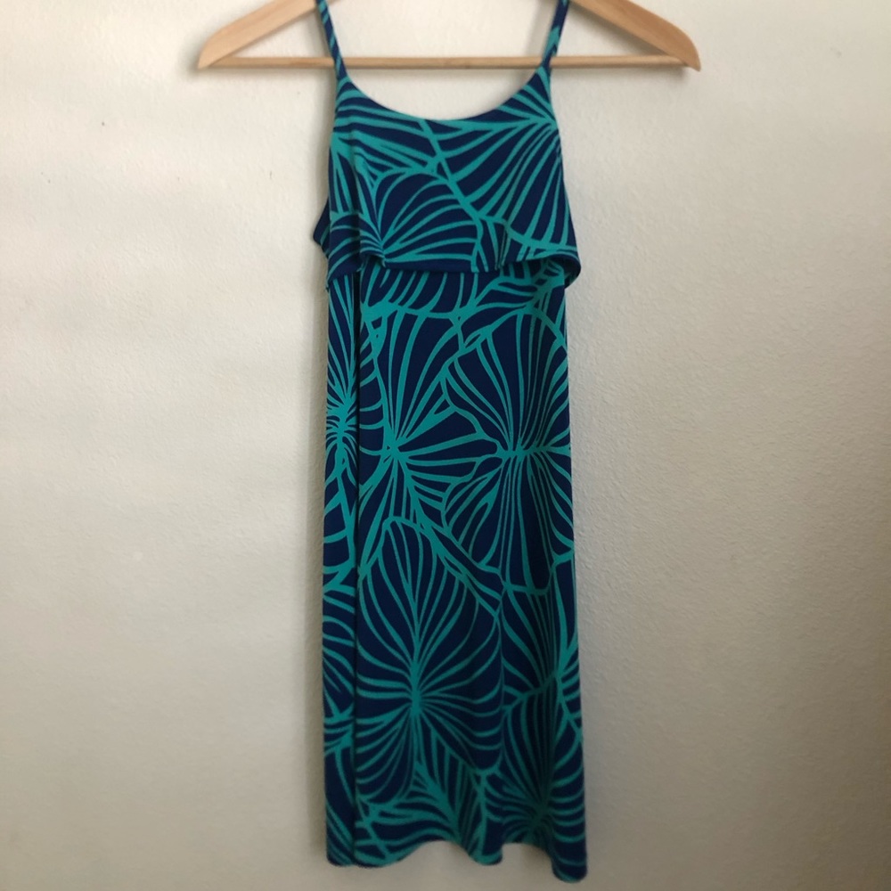 kalo aloha print dress